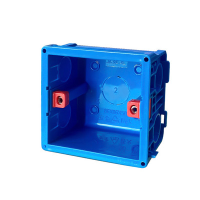 Atlectric montažna kutija Kazetna sklopka Utičnica Razvodna kutija Skrivena skrivena unutarnja montažna kutija Tip 86 Bijela Crvena Plava Dvostruka