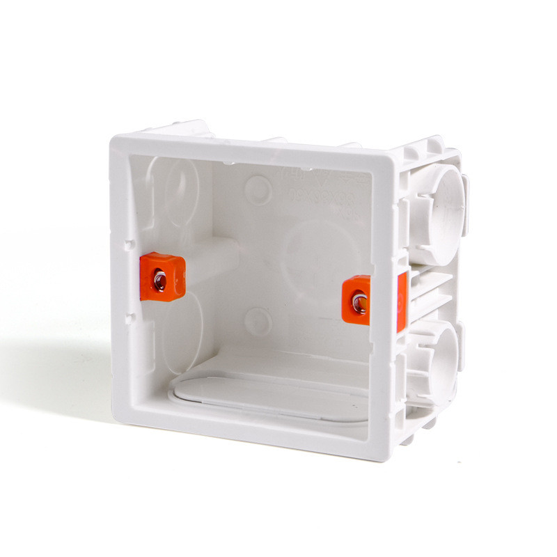 Atlectric montažna kutija Kazetna sklopka Utičnica Razvodna kutija Skrivena skrivena unutarnja montažna kutija Tip 86 Bijela Crvena Plava Dvostruka