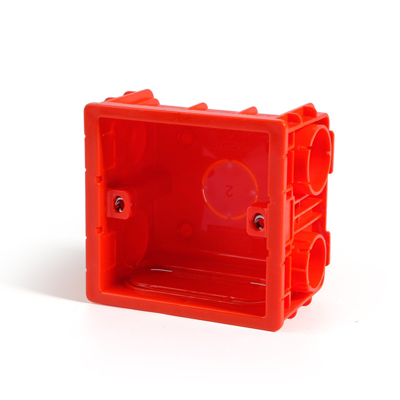 Atlectric montažna kutija Kazetna sklopka Utičnica Razvodna kutija Skrivena skrivena unutarnja montažna kutija Tip 86 Bijela Crvena Plava Dvostruka