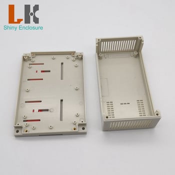 LK-PLC08 Корпус за DIN релса Направи си сам корпус Пластмасова кутия Електронен корпус Abs Пластмасова превключвателна кутия 155x110x60mm