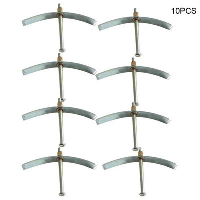 Set od 10 komada Dark Box Vijak za popravak Manganski čelik Zamjena stare razvodne kutije Fiksni zidni prekidač Alati za popravak utičnice