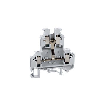 10 τεμ. UKK5-PV Din Rail Terminal Block Διπλής στρώσης Equipotential Bonder 4-Connductor Screw Electrical Wire Conductor UKK-5-PV