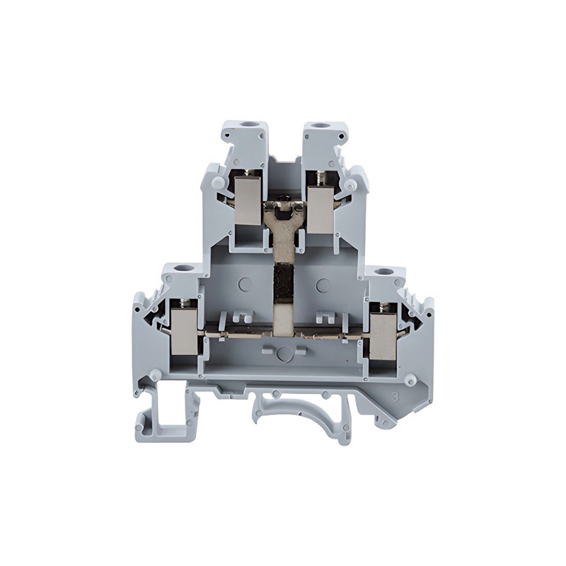 10 kom. UKK5-PV Dvoslojni ekvipotencijalni spojni blok UKK5-PV din šine, 4-konduktorski vijčani vodič električne žice UKK-5-PV