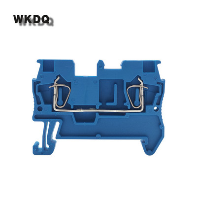 Žičani konektor ST1.5 10 kom. Priključak s opružnim kavezom Električni priključak Prolazni povratni utikač ST 1.5 Stezaljni blok na DIN šinu