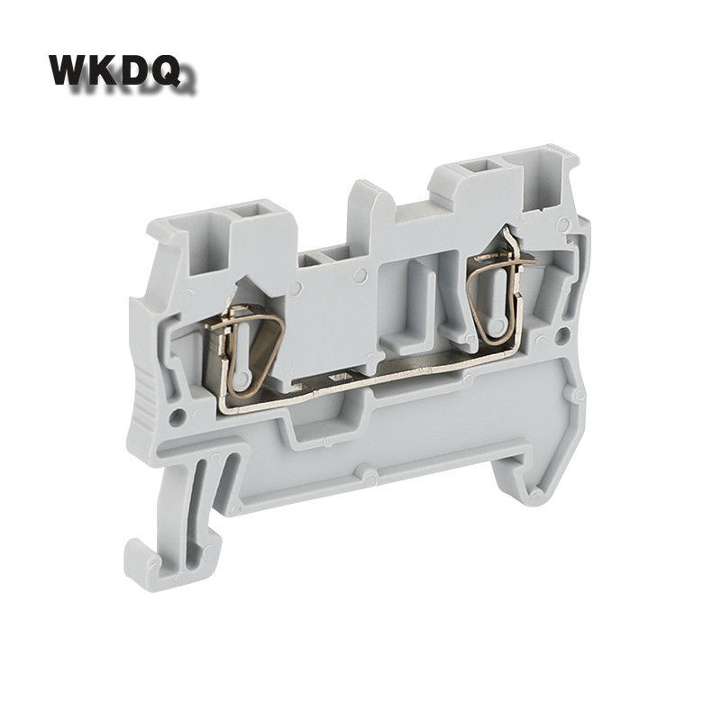 Žičani konektor ST1.5 10 kom. Priključak s opružnim kavezom Električni priključak Prolazni povratni utikač ST 1.5 Stezaljni blok na DIN šinu