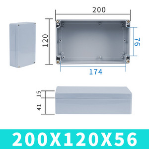 Vodootporna kutija F-tipa vrhunskog kvaliteta od ABS-a IP67 plastična ljuska električna projektna kutija elektronička vanjska razvodna kutija