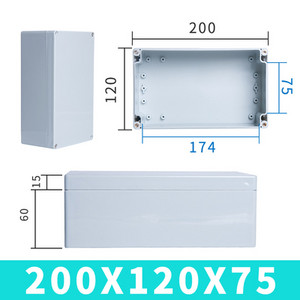 Vodootporna kutija F-tipa vrhunskog kvaliteta od ABS-a IP67 plastična ljuska električna projektna kutija elektronička vanjska razvodna kutija