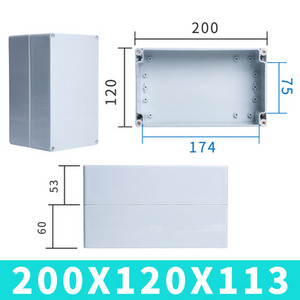 Vodootporna kutija F-tipa vrhunskog kvaliteta od ABS-a IP67 plastična ljuska električna projektna kutija elektronička vanjska razvodna kutija