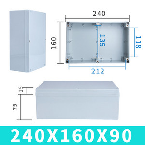 Vodootporna kutija F-tipa vrhunskog kvaliteta od ABS-a IP67 plastična ljuska električna projektna kutija elektronička vanjska razvodna kutija