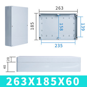 Vodootporna kutija F-tipa vrhunskog kvaliteta od ABS-a IP67 plastična ljuska električna projektna kutija elektronička vanjska razvodna kutija