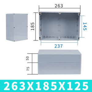 Vodootporna kutija F-tipa vrhunskog kvaliteta od ABS-a IP67 plastična ljuska električna projektna kutija elektronička vanjska razvodna kutija