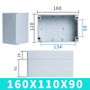 Vodootporna kutija F-tipa vrhunskog kvaliteta od ABS-a IP67 plastična ljuska električna projektna kutija elektronička vanjska razvodna kutija