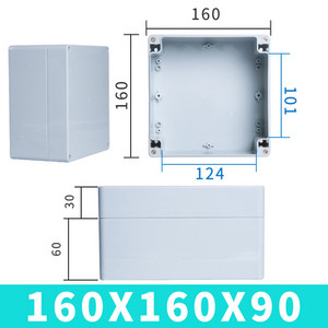 Vodootporna kutija F-tipa vrhunskog kvaliteta od ABS-a IP67 plastična ljuska električna projektna kutija elektronička vanjska razvodna kutija