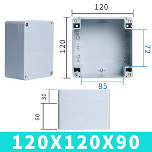 Vodootporna kutija F-tipa vrhunskog kvaliteta od ABS-a IP67 plastična ljuska električna projektna kutija elektronička vanjska razvodna kutija