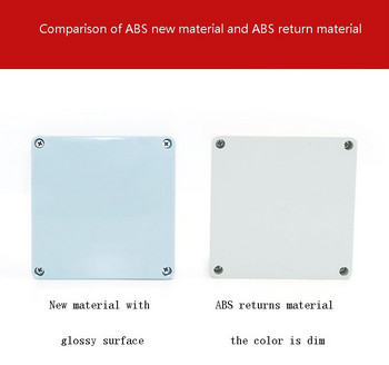 ABS νέο υλικό υψηλής ποιότητας τύπου F αδιάβροχο κουτί IP67 πλαστικό κέλυφος ηλεκτρικό κιβώτιο έργου ηλεκτρονικό κουτί διασταύρωσης εξωτερικού χώρου