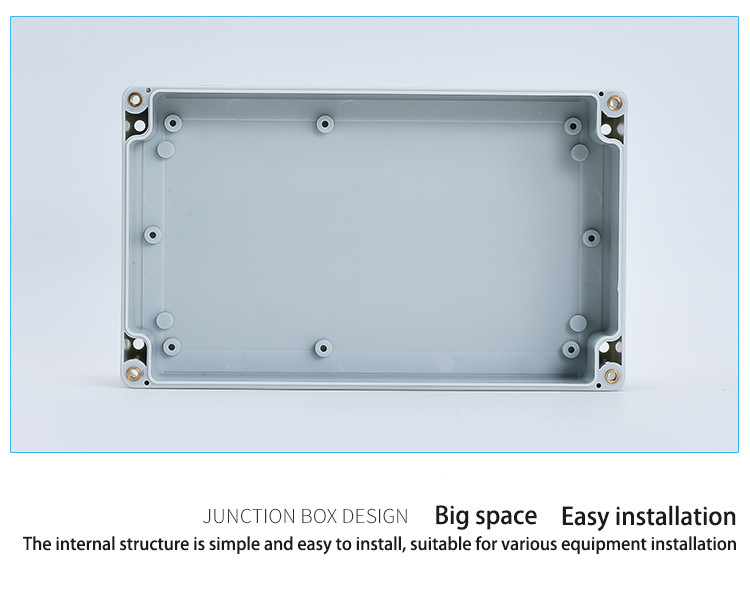Vodootporna kutija F-tipa vrhunskog kvaliteta od ABS-a IP67 plastična ljuska električna projektna kutija elektronička vanjska razvodna kutija