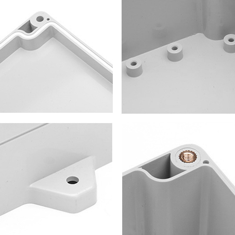 Vodootporna plastična kutija za kućište Diy elektroničko kućište Vanjska razvodna projektna kutija s ušima PCB žičane kutije Kućište 100x68x40mm