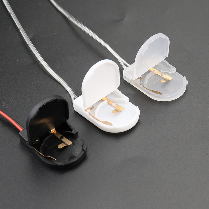 5 vnt. CR2032 baterijos mygtuko elementų laikiklio lizdas