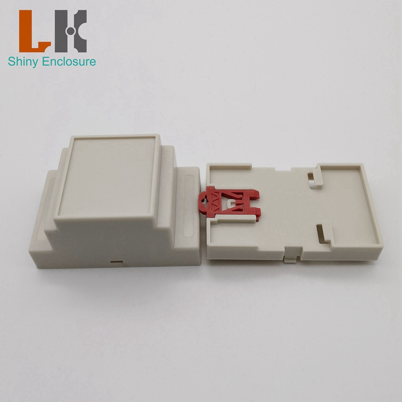 LK-DR02 Prodajno plastično elektroničko kućište visoke kvalitete Visokokvalitetna plastična kutija/kućište na din šinu 88x53x59 mm