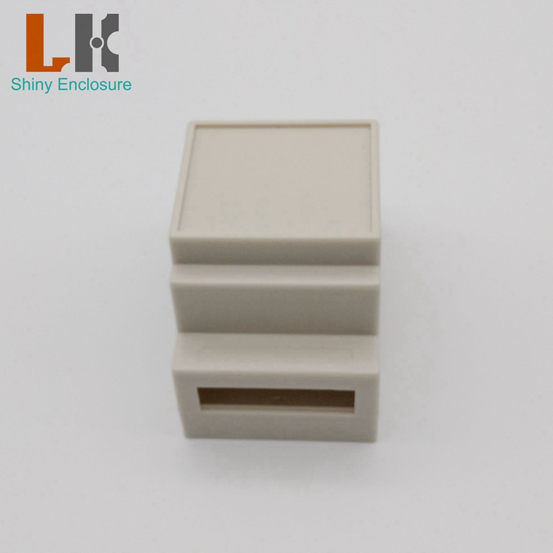 LK-DR02 Prodajno plastično elektroničko kućište visoke kvalitete Visokokvalitetna plastična kutija/kućište na din šinu 88x53x59 mm