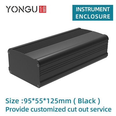 95W55H Aluminijska PCB kutija s instrumentima Elektronički kontroler Metalno spojno kućište Projekt Kućište za instrumente Kućište za DIY