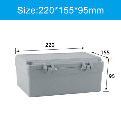 Sprādziendrošs ūdensnecaurlaidīgs alumīnija korpuss IP67 projekta instrumentu kastes āra sadales kārba