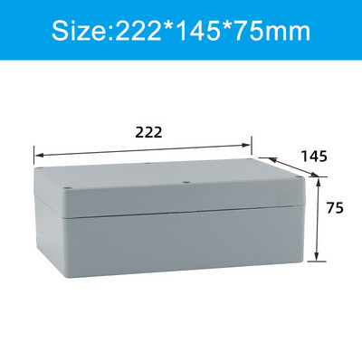 Sprādziendrošs ūdensnecaurlaidīgs alumīnija korpuss IP67 projekta instrumentu kastes āra sadales kārba