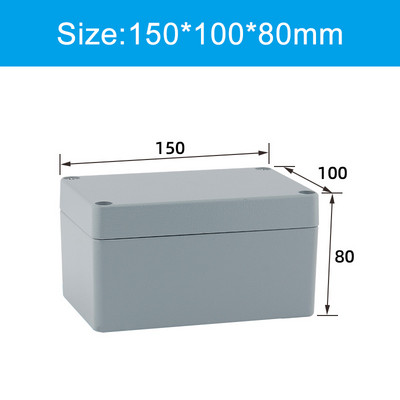 Sprādziendrošs ūdensnecaurlaidīgs alumīnija korpuss IP67 projekta instrumentu kastes āra sadales kārba