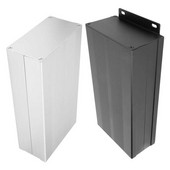 Korpusa elektroniskā DIY shēmas plates projekts alumīnija kastes dzesēšanas korpuss 55 x 106 x 200 mm elektroniskajiem dekoderu kontrolieriem