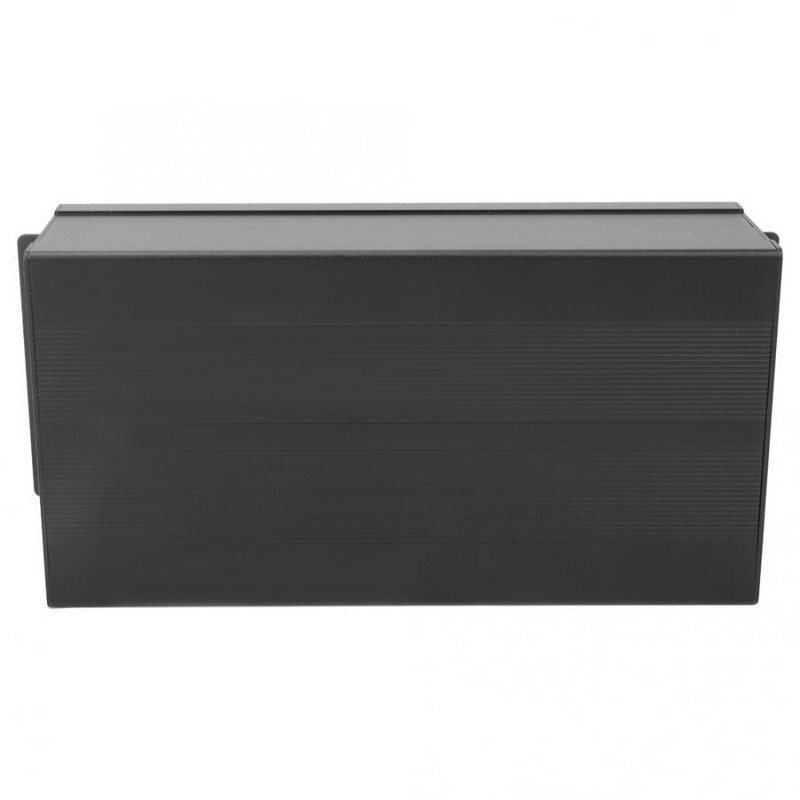 Korpusa elektroniskā DIY shēmas plates projekts alumīnija kastes dzesēšanas korpuss 55 x 106 x 200 mm elektroniskajiem dekoderu kontrolieriem