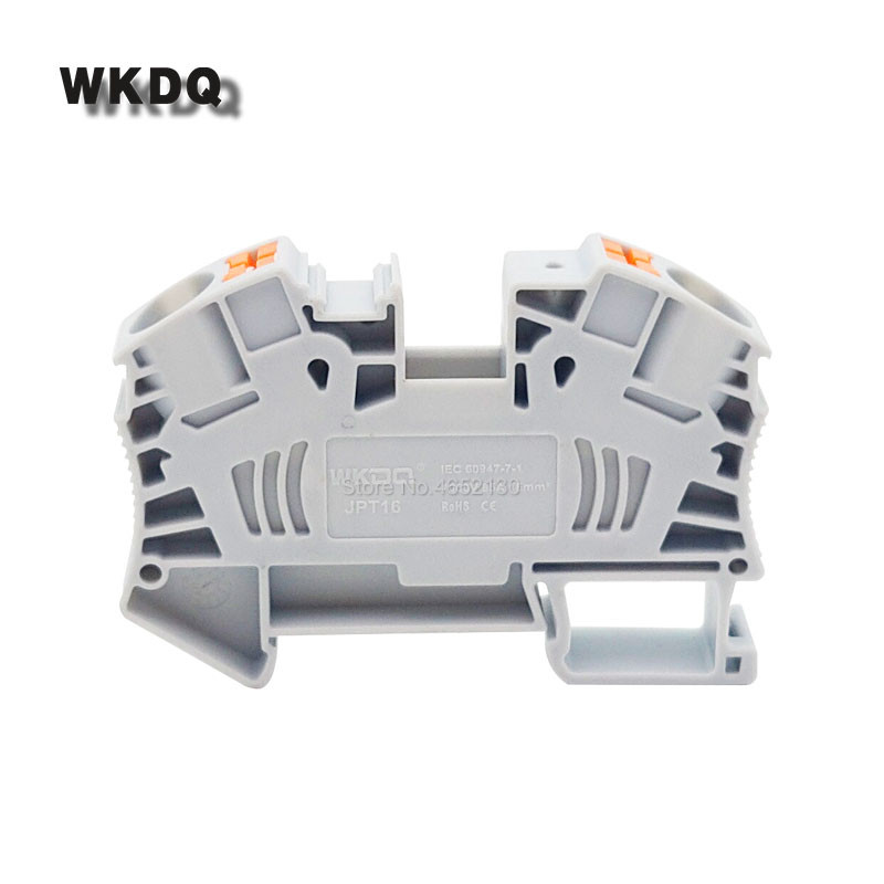 PT-16 1Pc Push-In priključak Električna žica Terminal 16 mm² Kabelski konektor za ožičenje Din rail terminalni blok letvica PT16