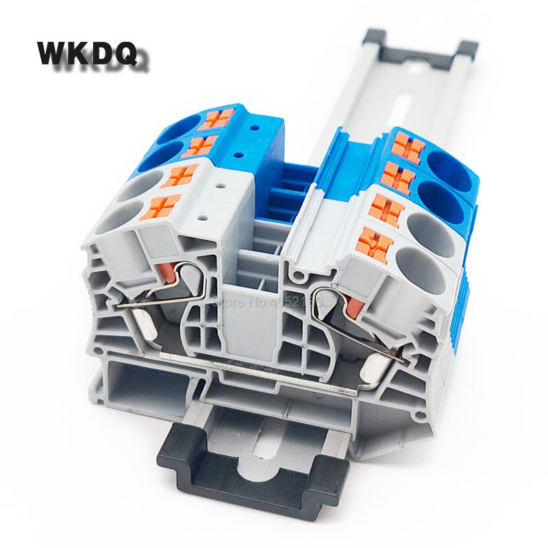 PT-16 1Pc Push-In priključak Električna žica Terminal 16 mm² Kabelski konektor za ožičenje Din rail terminalni blok letvica PT16