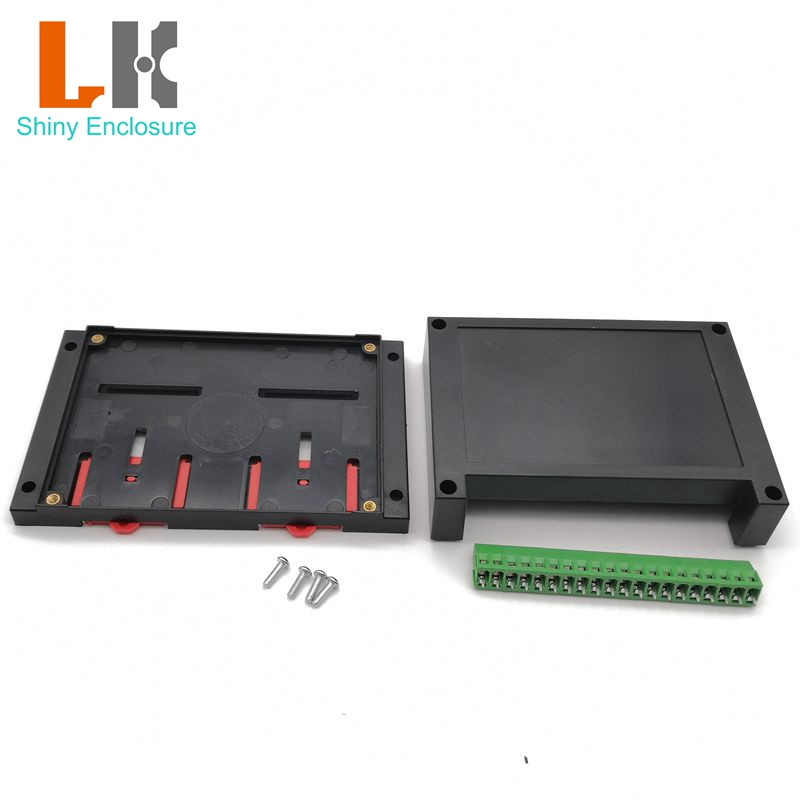 LK-PLC06a Prilagođeno industrijsko PLC plastično kućište na din šinu s razvodnom kutijom terminalnog bloka 145x90x40 mm