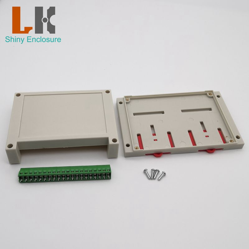 LK-PLC06a Prilagođeno industrijsko PLC plastično kućište na din šinu s razvodnom kutijom terminalnog bloka 145x90x40 mm