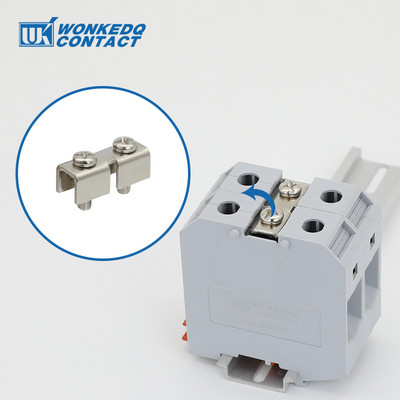 1P FBI 2-20, 3-20 Fixed Bridge For UKH 50 UK Termin Connect DIN Rail μπλοκ ακροδεκτών Σύνδεσμος καλωδίωσης FBI2-20 FBI3-20