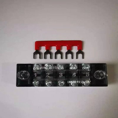 1 komplekts kombinētais īssavienojuma gabals 15A spaiļu sloksne U veida vara slēdža kopnes stienis, kas savieno TB