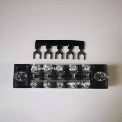 1 komplekts kombinētais īssavienojuma gabals 15A spaiļu sloksne U veida vara slēdža kopnes stienis, kas savieno TB