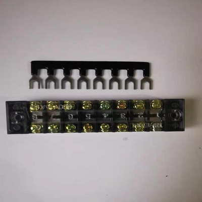 1 komplekts kombinētais īssavienojuma gabals 15A spaiļu sloksne U veida vara slēdža kopnes stienis, kas savieno TB