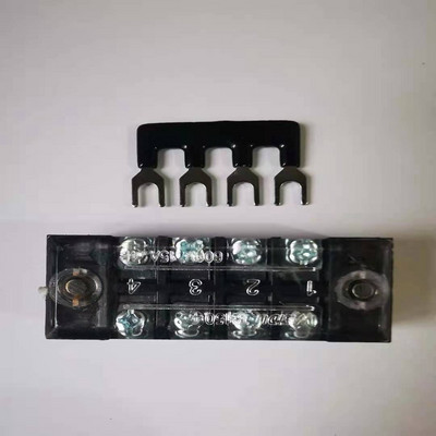 1 komplekts kombinētais īssavienojuma gabals 15A spaiļu sloksne U veida vara slēdža kopnes stienis, kas savieno TB