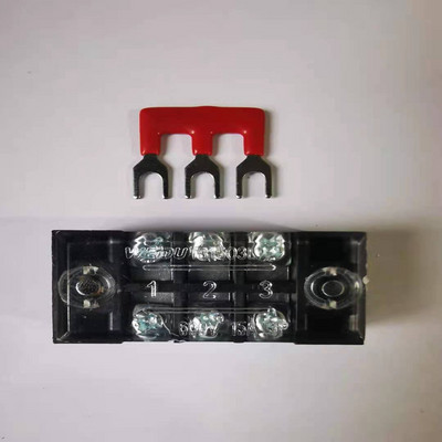 1 komplekts kombinētais īssavienojuma gabals 15A spaiļu sloksne U veida vara slēdža kopnes stienis, kas savieno TB