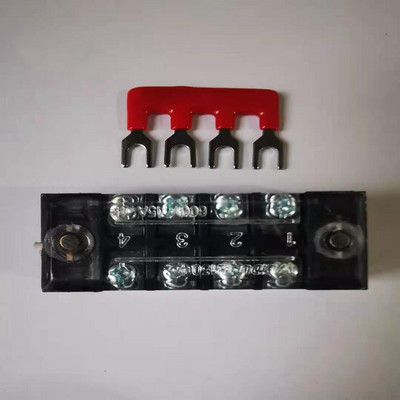 1 komplekts kombinētais īssavienojuma gabals 15A spaiļu sloksne U veida vara slēdža kopnes stienis, kas savieno TB