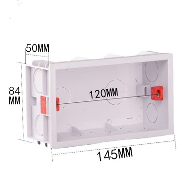 Tip 86 Zidna sklopka Utičnica Razvodna kutija Kazeta za spajanje PVC skrivena donja kutija Žičana plastična kućišta