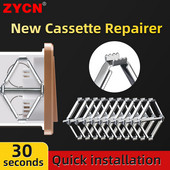 Kasešu remontētājs 86 mm tumšā kārba skrūvējams spraudnis, slēdzis tērauda ligzda Veca fiksēta siena Nomainiet elektriķi 2/6/10 gab. atbalsta stienis