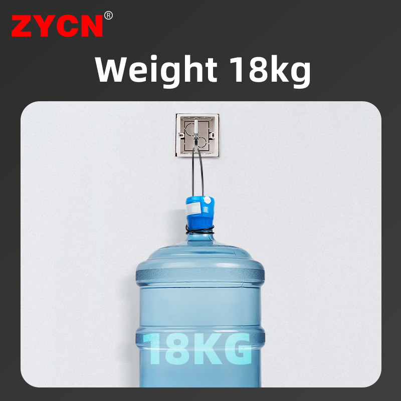 Kasešu remontētājs 86 mm tumšā kārba skrūvējams spraudnis, slēdzis tērauda ligzda Veca fiksēta siena Nomainiet elektriķi 2/6/10 gab. atbalsta stienis