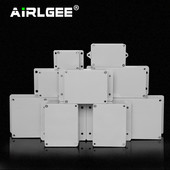 IP65 Vodootporno, otporno na prašinu, zatvoreno kućište za električno kućište s fiksnim ušima, vanjsko kućište, ABS plastična razvodna kutija za žice