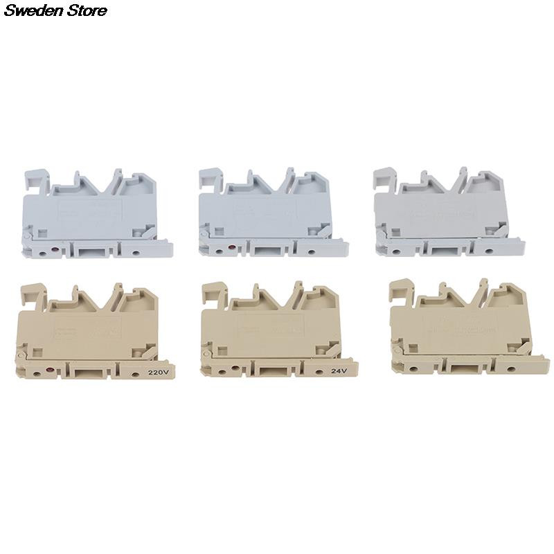 JASK1EN s osiguračem koji je ekvivalentan bloku stezaljki s navojnim osiguračem za konektor na din šinu