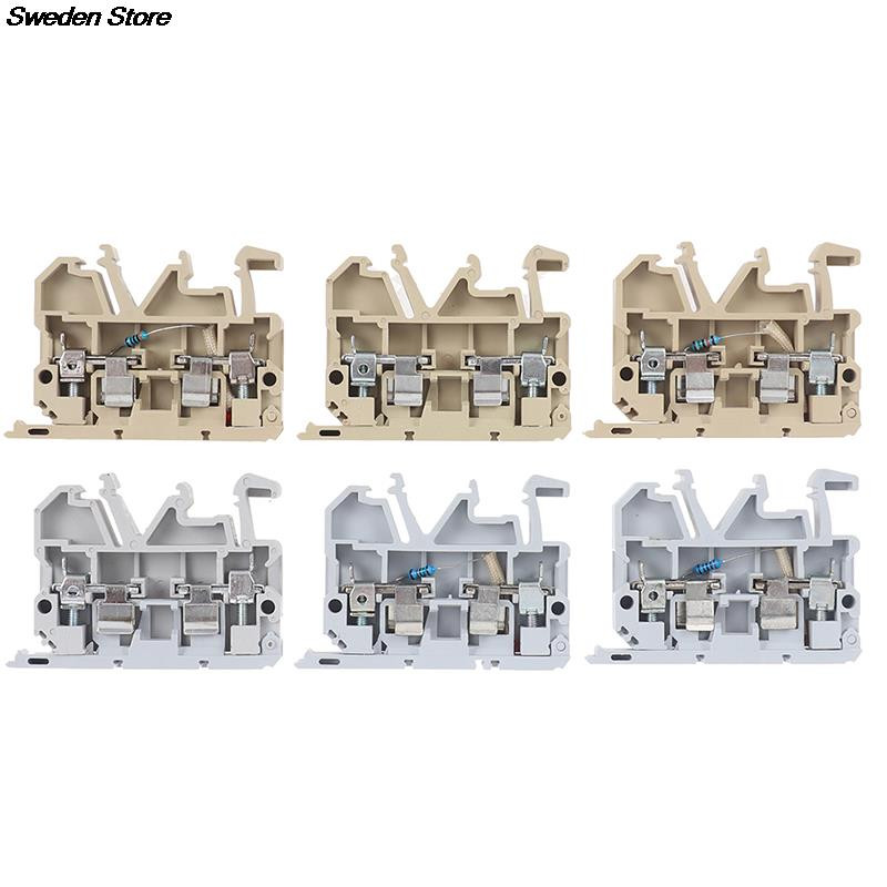 JASK1EN s osiguračem koji je ekvivalentan bloku stezaljki s navojnim osiguračem za konektor na din šinu