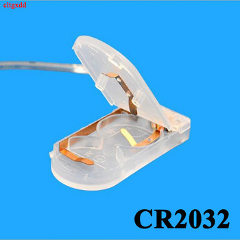 1 бр. Черно/бяло CR2032 бутон за гнездо за клетъчна батерия с размер на монета Капак на кутията с превключвател за ВКЛ./ИЗКЛ. 3V x2 6V кутия за съхранение на батерии