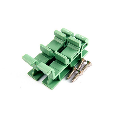 2 бр. Щипки за носач Адаптер за платка за управление PCB 25 mm Адаптер за монтаж на DIN шина Държач за скоба за платка