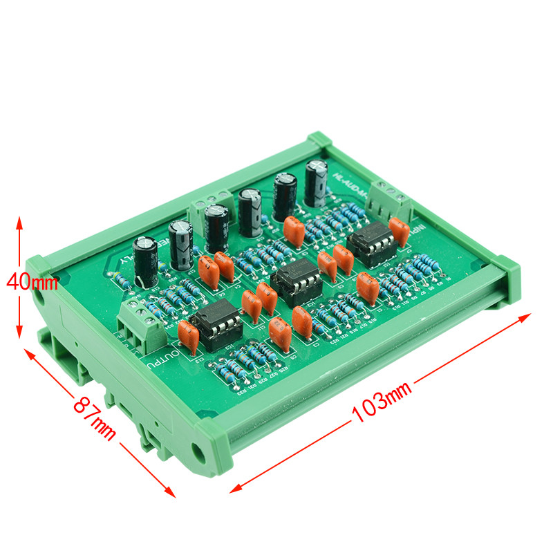Ploča modula pretpojačala za stereo fono RIAA pretpojačalo (LM833-N, za MM Pickup)